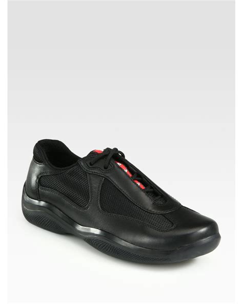 prada americas cup black shiny|prada americas cup sneakers sale.